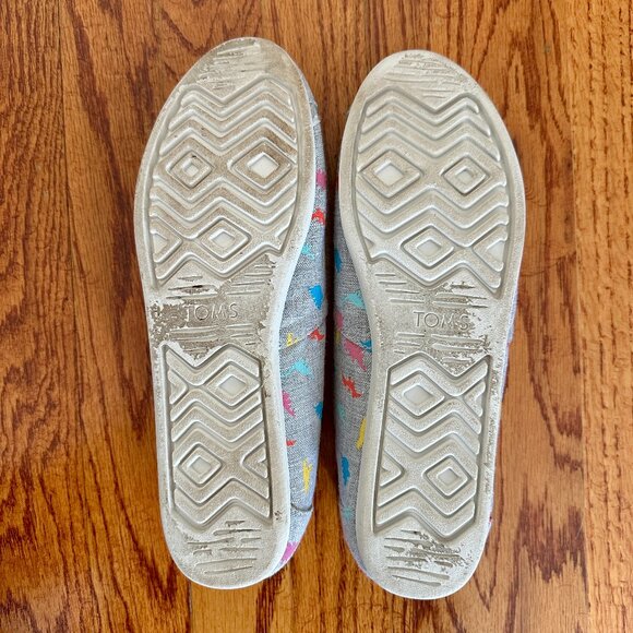 Toms Dinosaur Alpargata Classic Canvas Slip-on Shoes - Picture 4 of 7